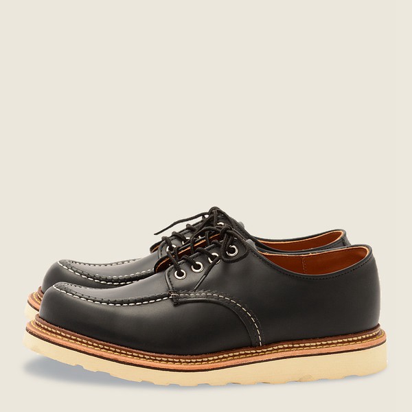 Red Wing Oxford Classic - Chrome Leather - Black - Mens HVT538627